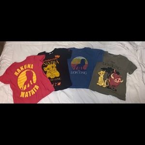 Boys lion king shirt bundle
